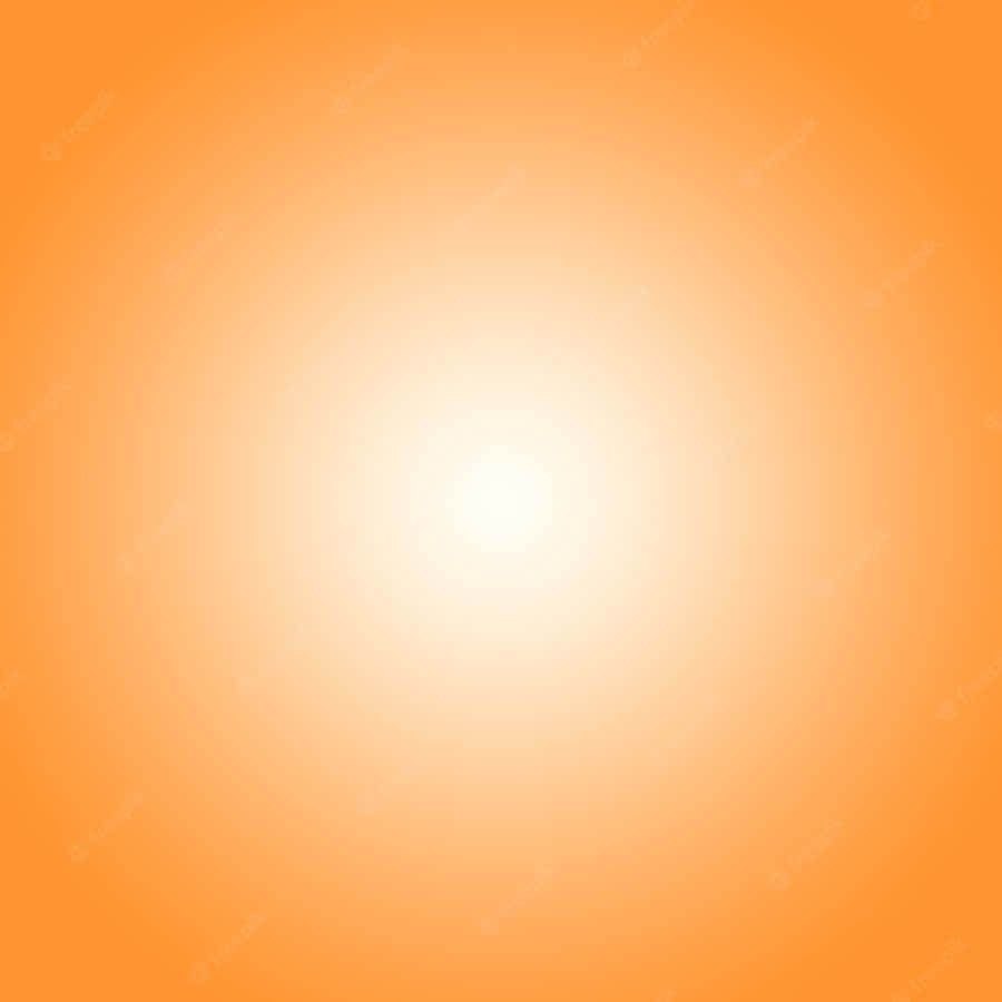 Orange Background With A Bright Sun Wallpaper