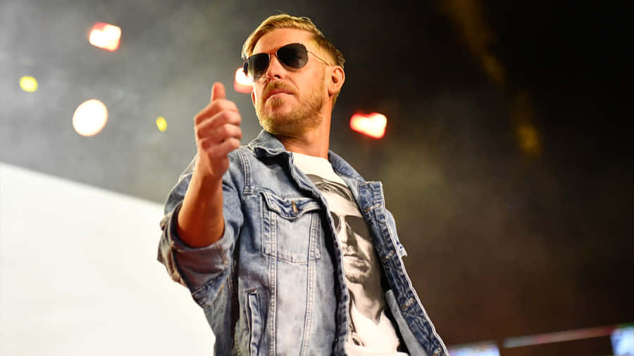 Orange Cassidy Right Side Profile Wallpaper