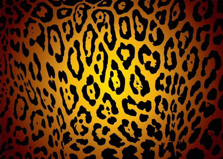 Orange Cheetah Print Wallpaper