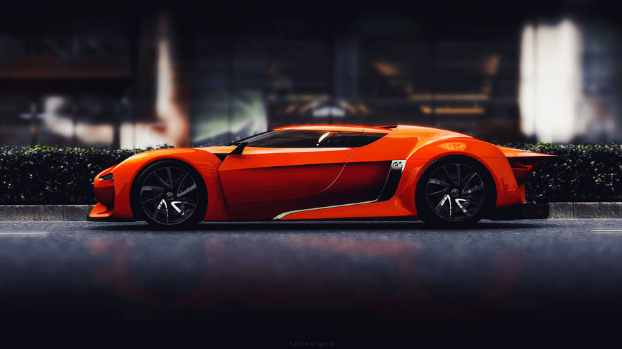 Orange Gt Citroen Wallpaper