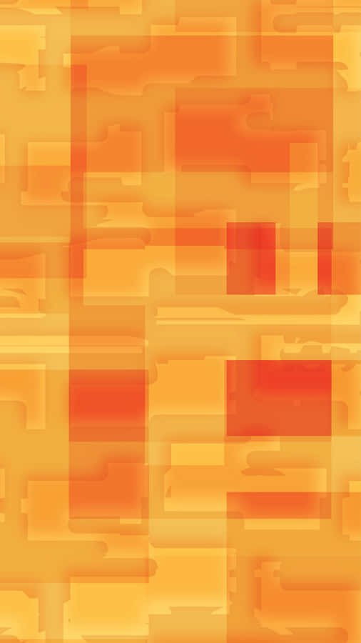 Orange Iphone Abstract Art Wallpaper