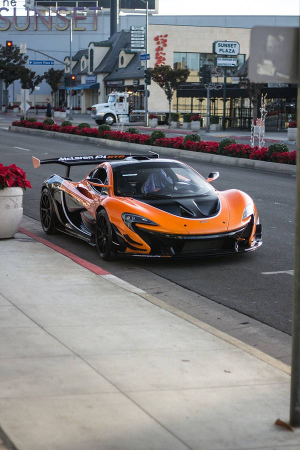 Orange Thin P1gtr Mclaren Iphone Wallpaper