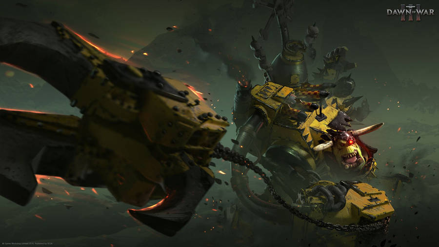 Orks Warhammer 40000 Dawn Of War Wallpaper