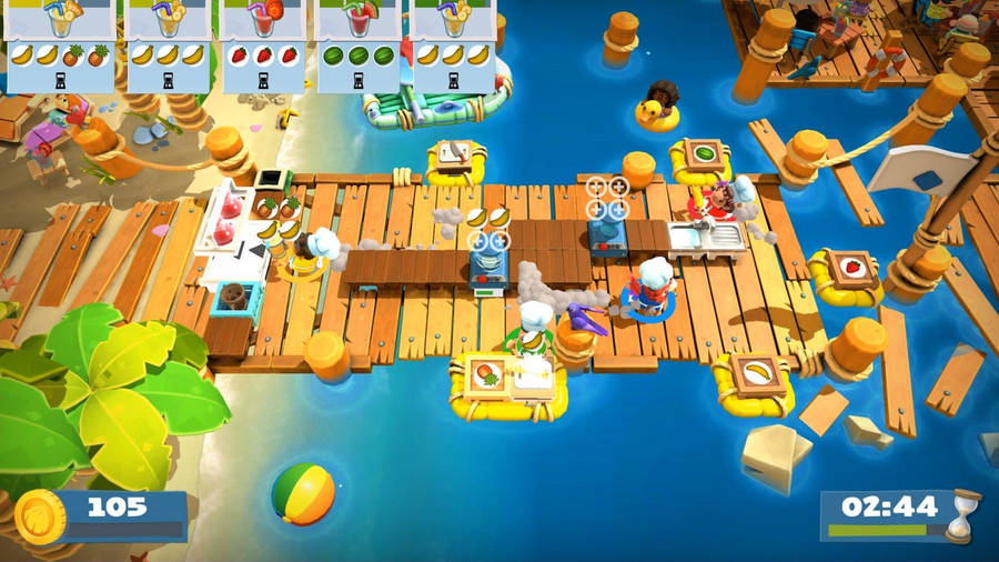 Overcooked Boat Dock Wallpaper