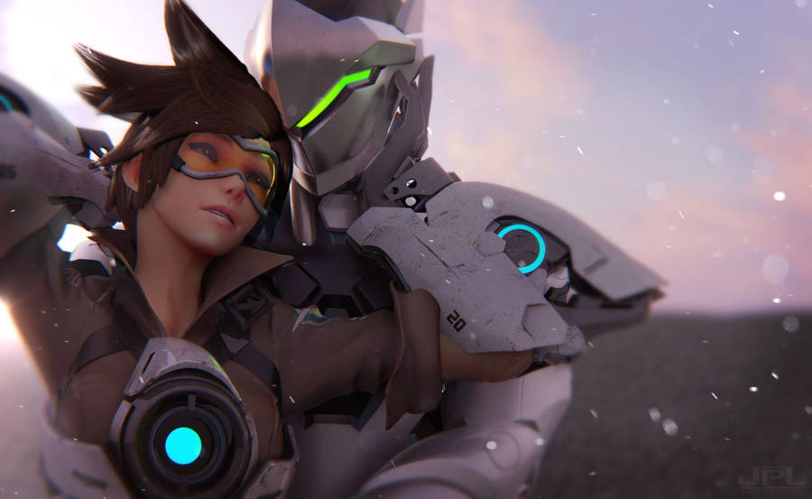 Overwatch Legends: Genji And Tracer Wallpaper