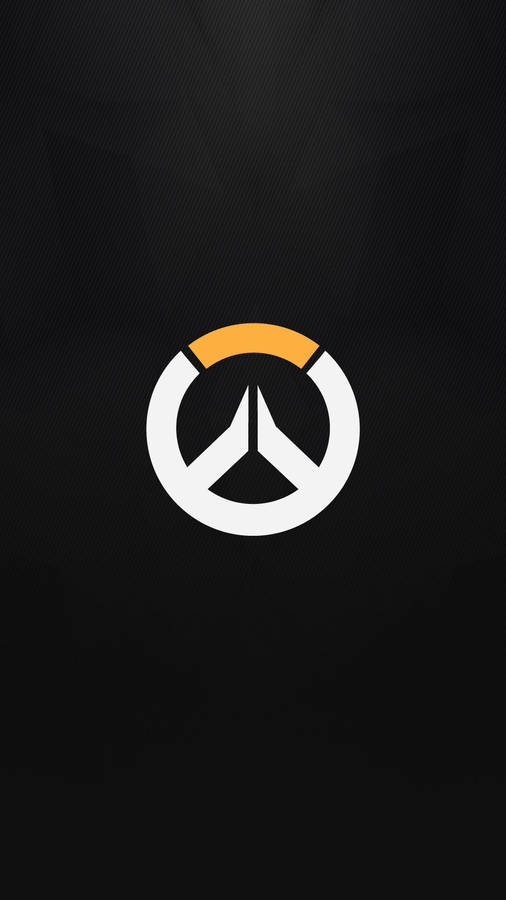 Overwatch Phone Black Background Logo Wallpaper