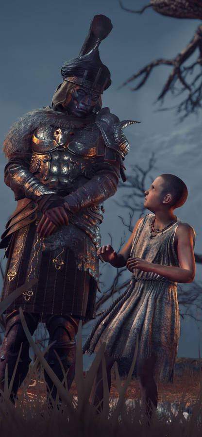 Pactyas And Darius' Child Odyssey Iphone Wallpaper