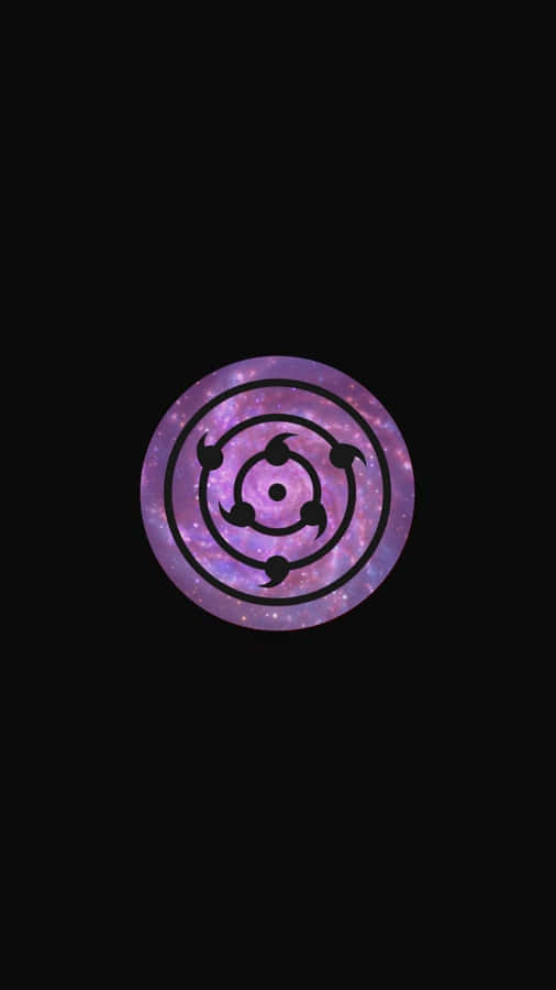 Pain Rinnegan Purple Sharingan Logo Wallpaper