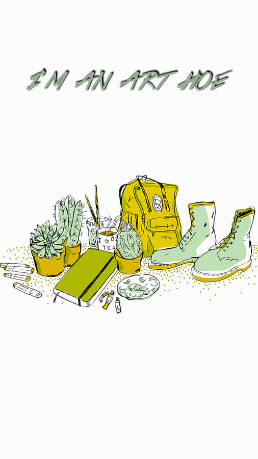 Paint And Create A Unique, Art Hoe Aesthetic! Wallpaper