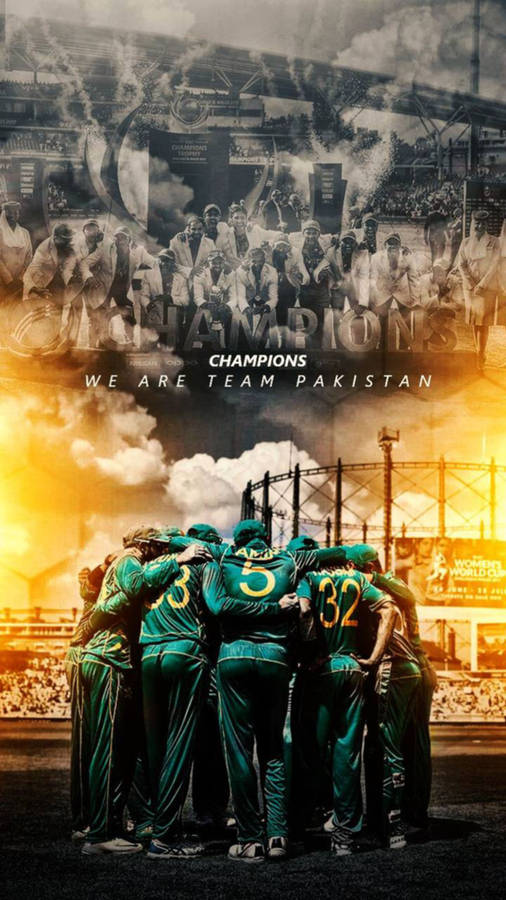 Pakistan Cricket Team Art Wallpaper