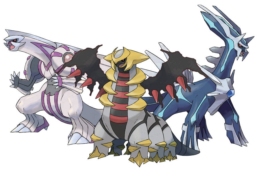 Palkia, Dialga And Giratina Wallpaper