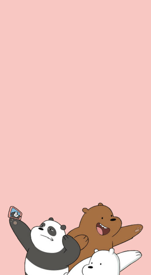 Panda Selfie We Bare Bears Wallpaper