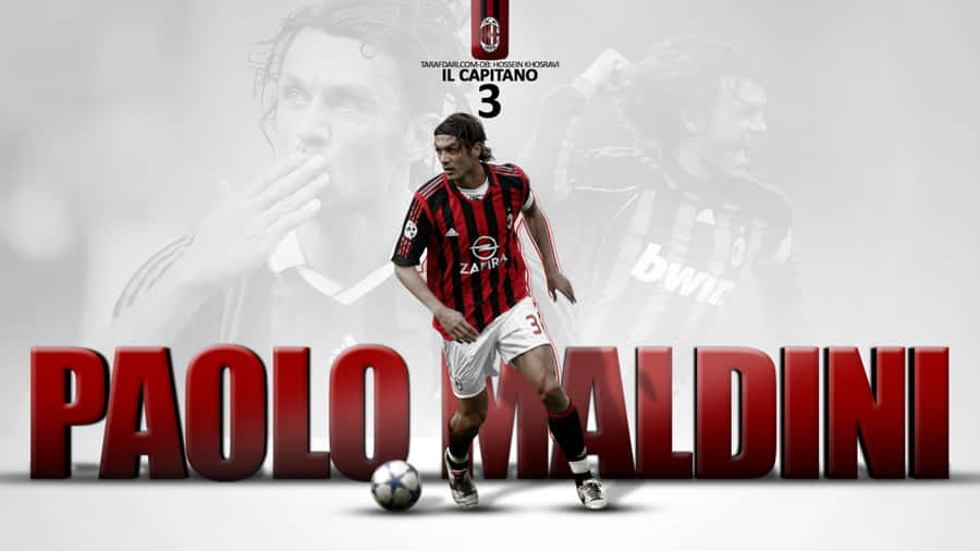 Paolo Maldini Nice Poster Wallpaper
