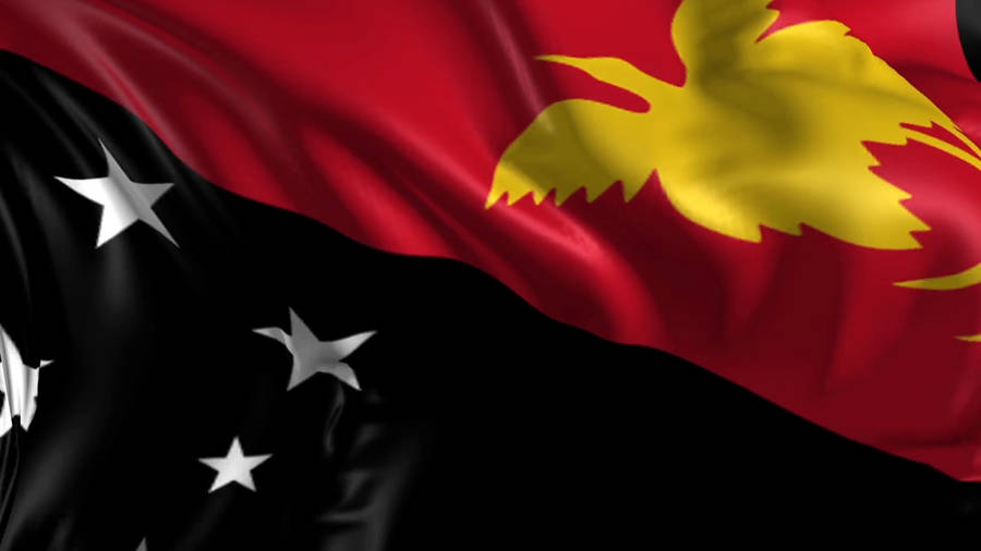 Papua New Guinea Country Flag Wallpaper