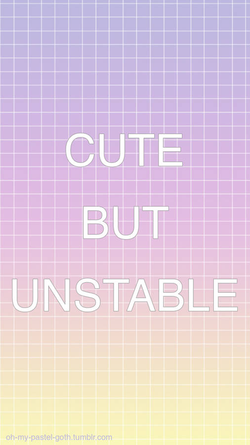 Pastel Goth Grid Lines Wallpaper