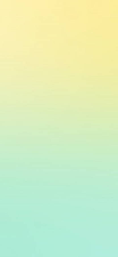 Pastel Ipad Gradient Yellow To Green Wallpaper