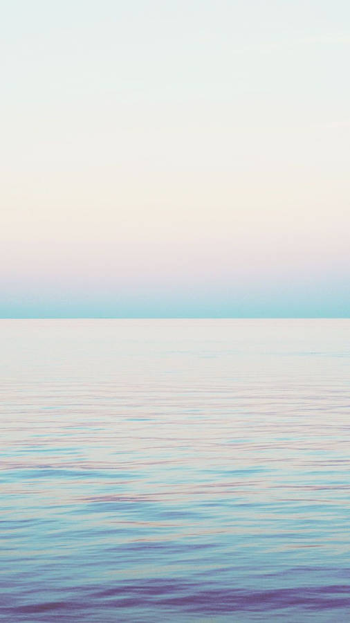 Pastel Iphone Calm Sea Wallpaper