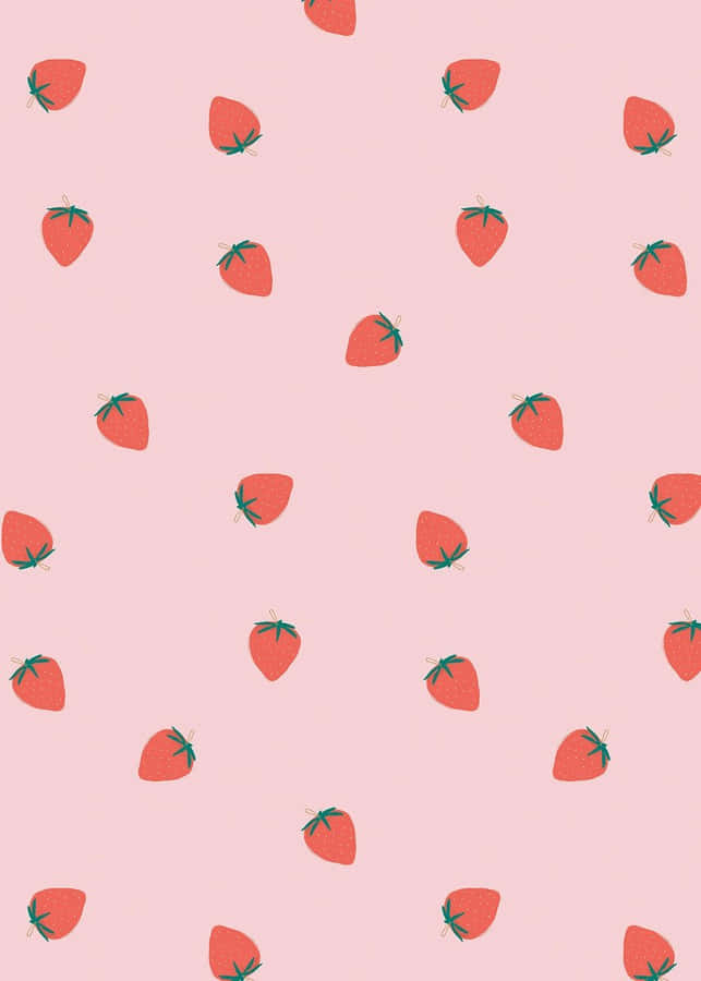 Pastel Mini Strawberry Wallpaper