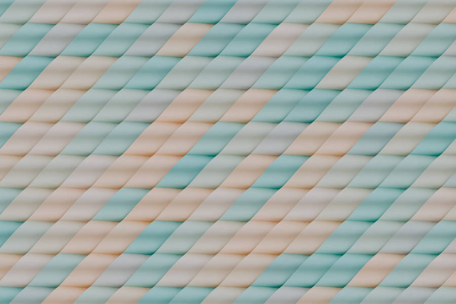 Pastel Orange Aesthetic Brick Wallpaper