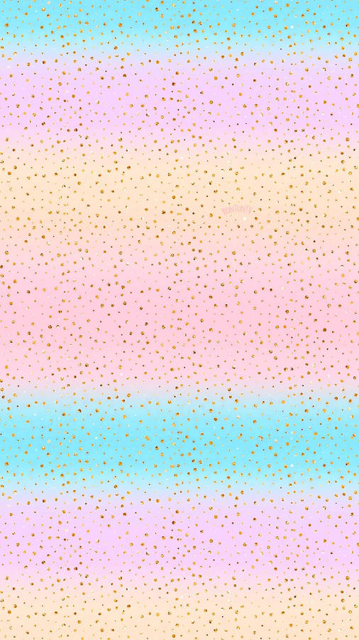 Pastel Phone Dotted Stripes Wallpaper