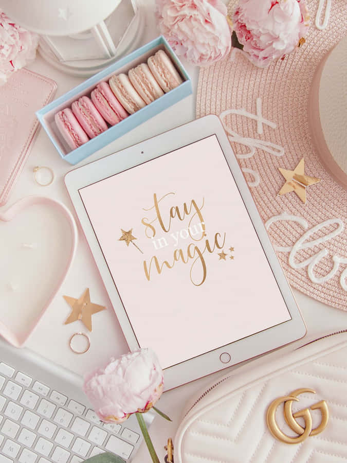 Pastel Stay Magic Cute Girly Ipad Wallpaper
