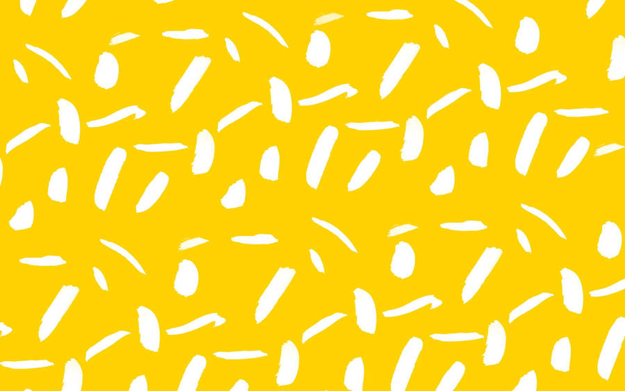 Pastel Yellow Strokes Pattern Wallpaper