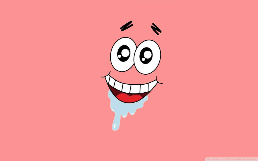 Patrick Star Happy Face Wallpaper
