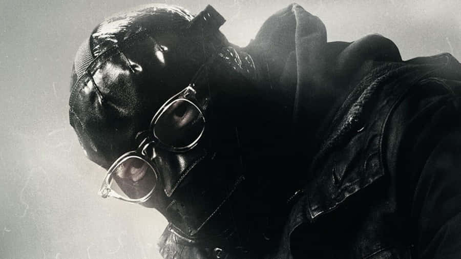 Paul Dano Stares Thoughtfully In A Back And White Studio Portrait Wallpaper