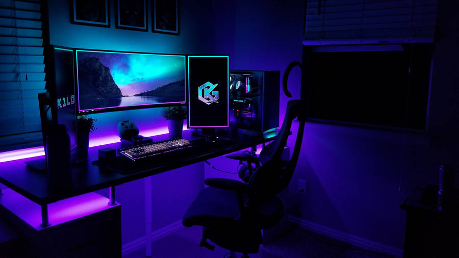 Pc Gaming Setup Rgb 4k Wallpaper