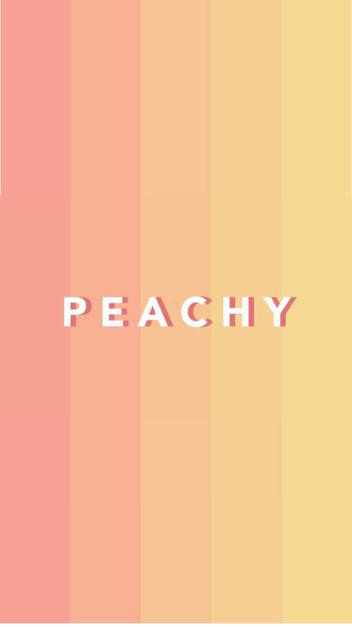 Peach Aesthetic Gradient Bars Wallpaper