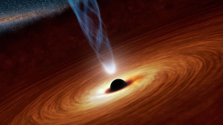 Peering Into The Vagaries Of An Interstellar Black Hole Wallpaper