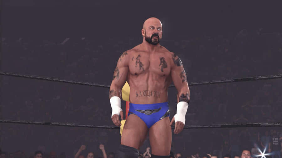 Perry Saturn Wrestling Ring Pose Wallpaper