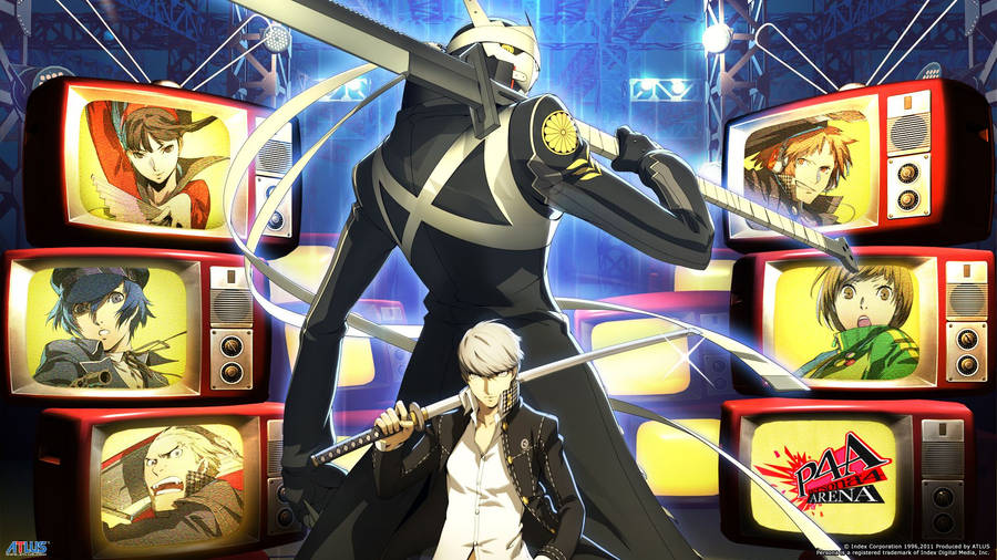 Persona 4 Arena Izanagi Tv Wallpaper