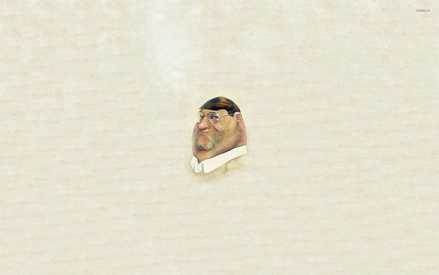 Peter Griffin Face Graphic Art Wallpaper