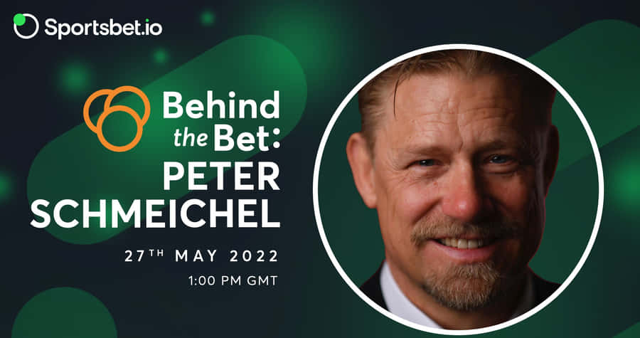 Peter Schmeichel Behind The Bet Poster Wallpaper