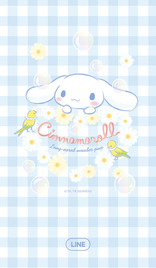 Phone Calls With Cinnamoroll Are Twice As Sweet! Wallpaper