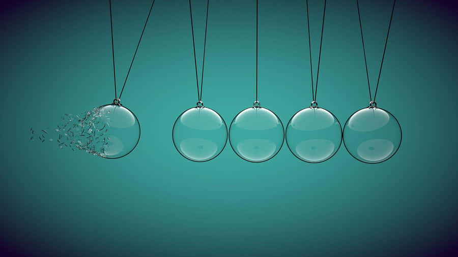 Physics Pendulum Green Wallpaper