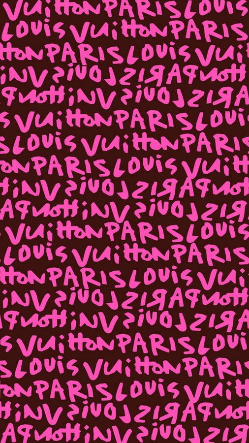 Pink Aesthetic Louis Vuitton Phone Wallpaper
