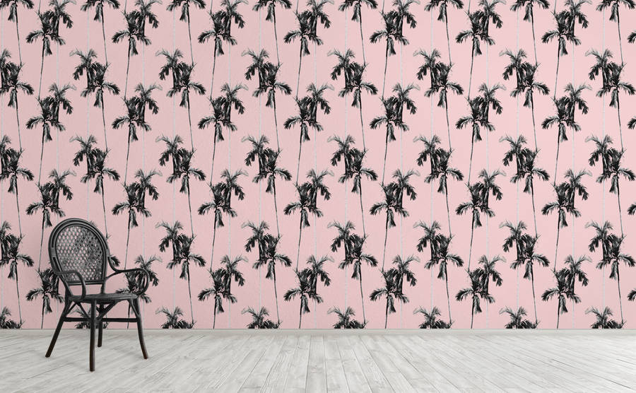 Pink And Black Medium Wallpaper