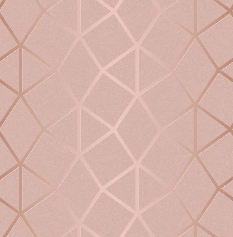 Pink And Gold Bliss Wallpaper