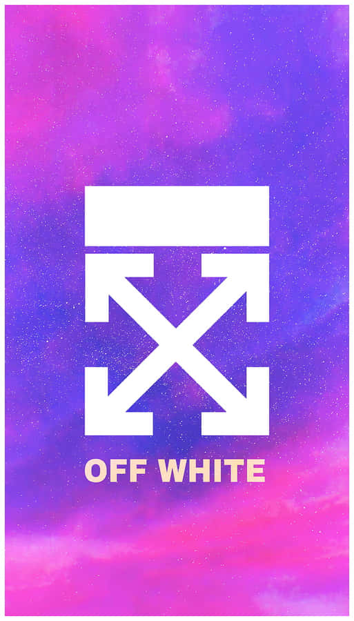 Pink And Purple Off White Iphone Wallpaper