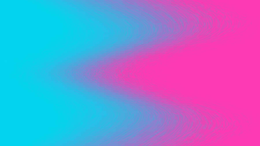 Pink And Teal- Wallpaper Rainbow Effect Wallpaper