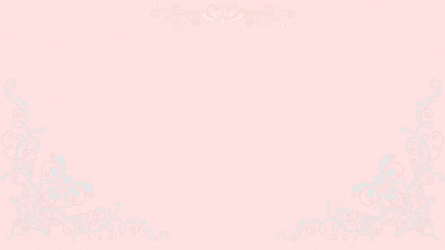 Pink Floral Ornament Pastel Desktop Wallpaper