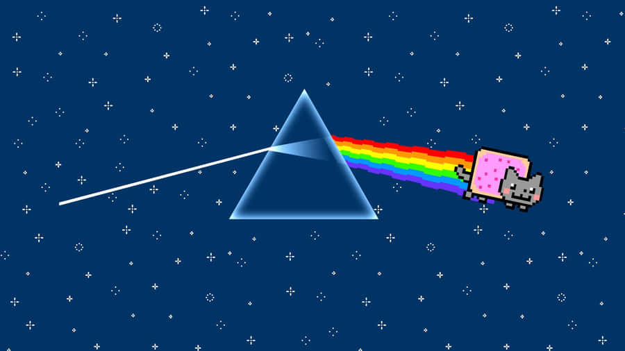 Pink Floyd's Iconic Album 'dark Side Of The Moon'. Wallpaper