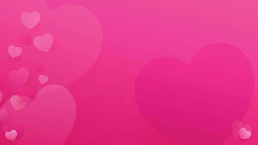 Pink Hearts Gradient Background.jpg Wallpaper