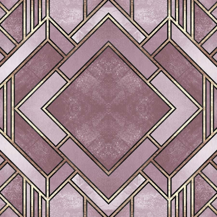 Pink Marbles Art Deco Iphone Wallpaper