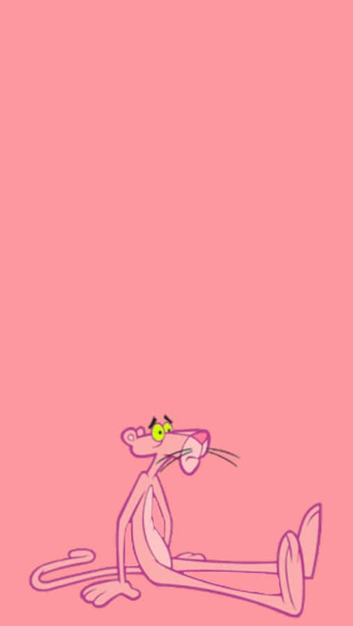 Pink Panther Relaxed Pose Wallpaper