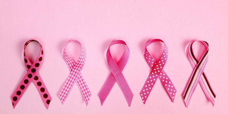 Pink Ribbons Medical Symbol Wallpaper