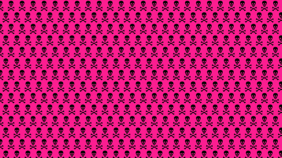 Pink Skull - A Uniquely Unique Symbol Wallpaper