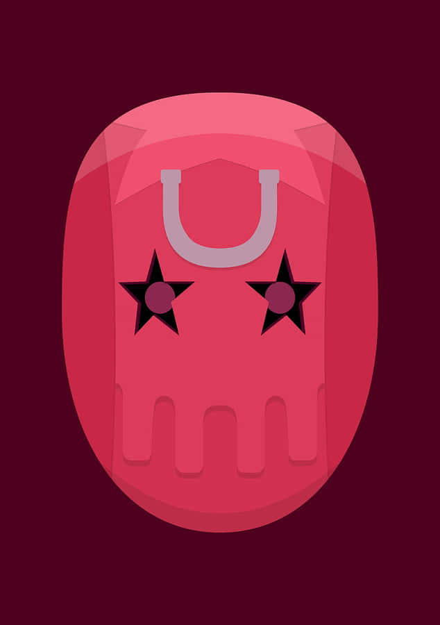Pink Stand Power Icon Wallpaper